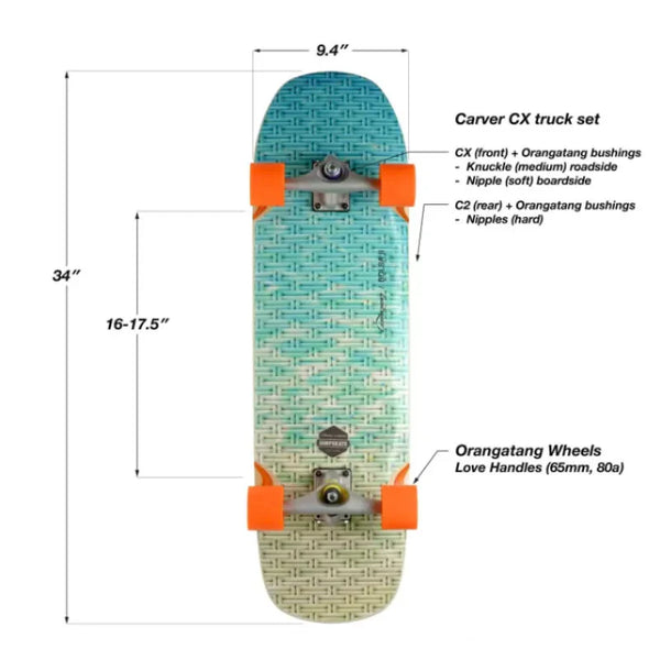 Loaded Bolsa II CX Surfskate