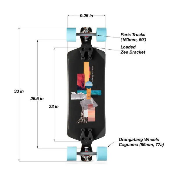 Loaded Fathom Longboard Complete - All Round Setup