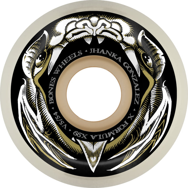 BONES Wheels Jhanka 'Night Flight' 54mm Sidecut X-Formula 99A by Bones Wheels