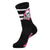 Powell Peralta Ripper Cotton Socks Stripes Black/Pink by Powell Peralta