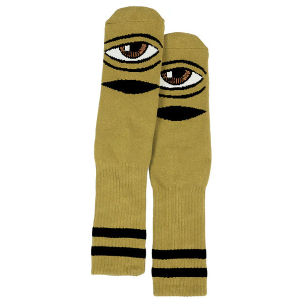 Toy Machine Sect Eye Sock Mustard by Toy Machine