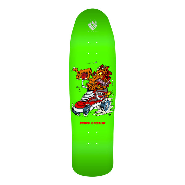 Powell Peralta Pro Steve Caballero Half Cab Lime Flight Skateboard Deck - 8.9" x 31.8" by Powell Peralta