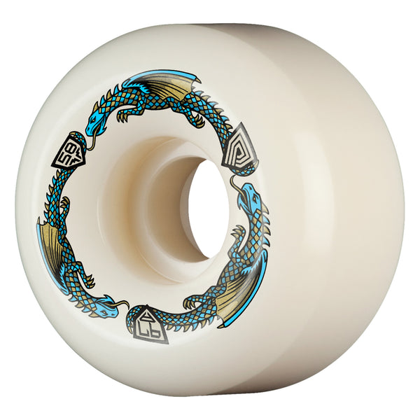 Powell-Peralta Dragon Formula - 58mm x 33mm - 97A - RB2 - Blue by Powell Peralta