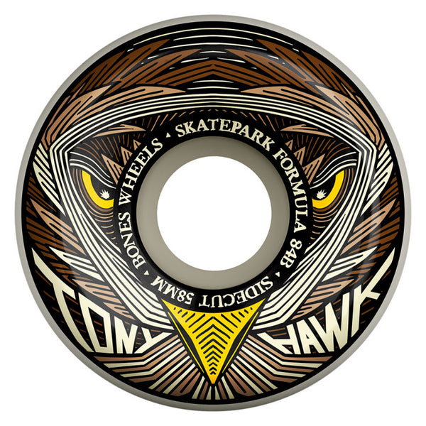 BONES Wheels SPF Hawk Night Hawk 60mm Sidecuts 84B by Bones Wheels