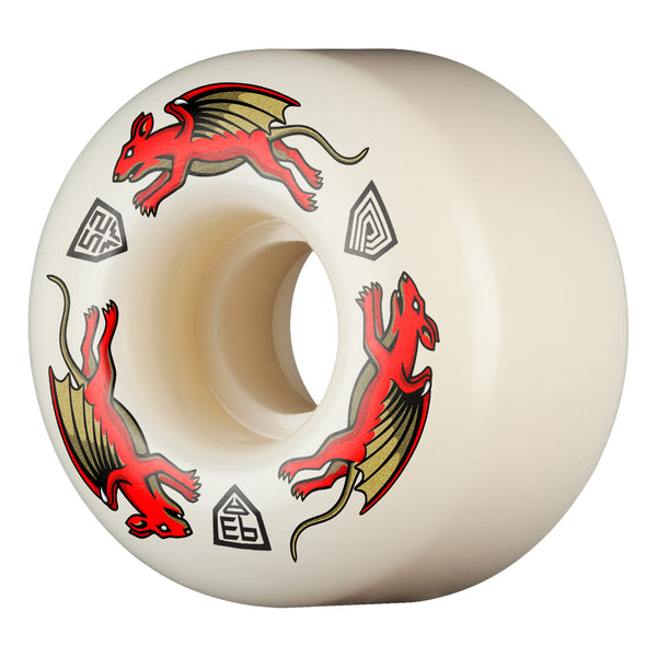 Powell-Peraltaª Dragon Formula - Nano Rat - 52mm x 34mm - 93A - AV4 - Off White / Red