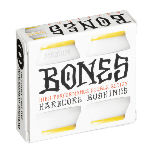 BONES Wheels Bushings Medium White / Yellow (91A) by Bones Wheels