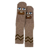 Toy Machine Betard Fooser Sock Heather Brown by Toy Machine