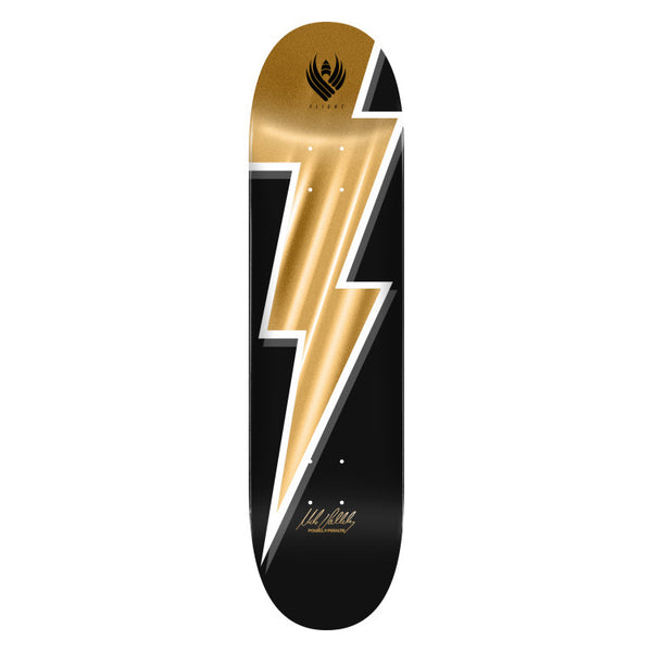 Powell Peralta Mike Vallely Lightning Bolt FLIGHT Deck Gold Foil - 8.75" x 32.33"