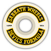 Sabbath Wheels | Rocker | 53mm OG Slim | Devil's Formula Wheel | 101a | Black/Yellow by Sabbath Wheels