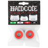 Hardcore Bushings Barrel Bushing 88A Set White/Red by Hardcore