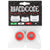 Hardcore Bushings Barrel Bushing 88A Set White/Red by Hardcore