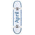 April Skateboards OG Logo Mini Complete Blue 7" by April
