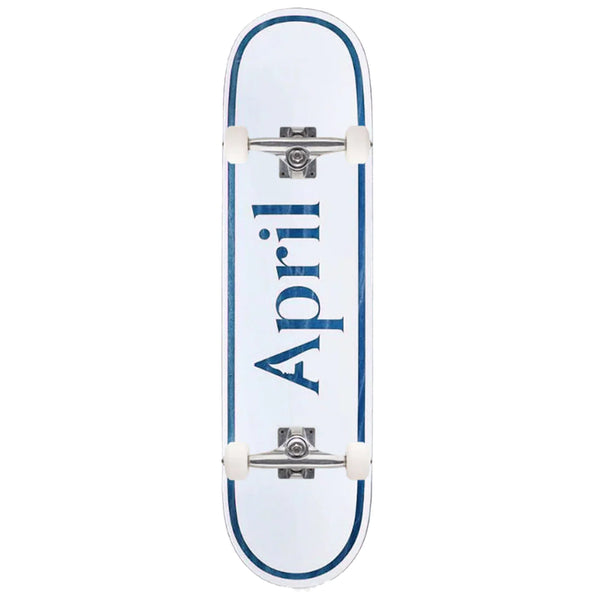 April Skateboards OG Logo Mini Complete Blue 7" by April