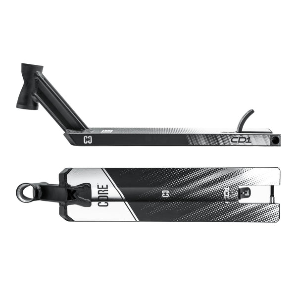 CORE CD1 Stunt Scooter Deck 4.5 x 19 - Black/Chrome