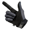 CORE Pro-Fit Velcro BMX Bike Gloves - Reflective Black