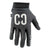 CORE Pro-Fit Velcro BMX Bike Gloves - Reflective Black