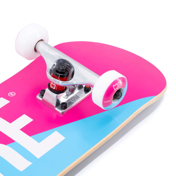CORE Complete Skateboard C2 Split - Pink/Blue 7.75