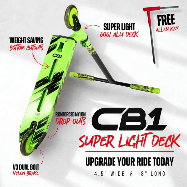 CORE CB1 Complete Scooter - Black/Green