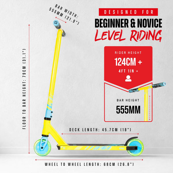 CORE CB1 Complete Scooter - Neon/Blue