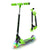 CORE Kids Foldy Junior Kick Scooter – Black/Green (LED Wheel)
