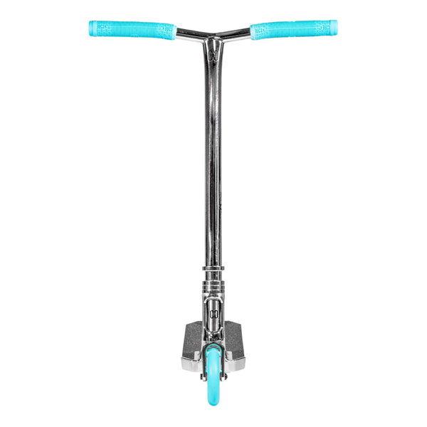 CORE SL3 Mini Complete Scooter - Chrome/Teal (17.5")