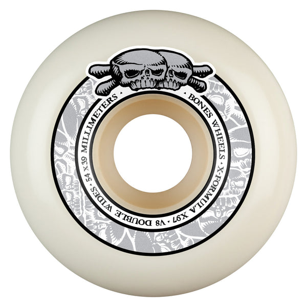 BONES Wheels 'Double Wides' - 54mm - 97A - V8' X-Formula by Bones Wheels