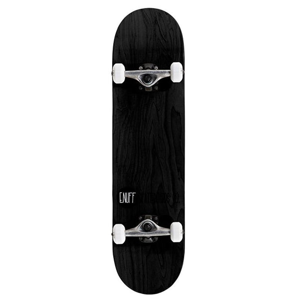 Enuff Logo Stain Skateboard - Black 8.0"