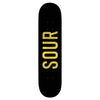Sour Solution Army Black/Wood Skateboard Deck 8.6 inch