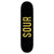 Sour Solution Army Black/Wood Skateboard Deck 8.6 inch