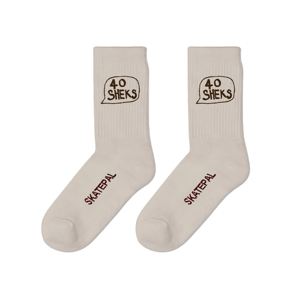 SkatePal ‘40 Shecks’ Socks Dust by SkatePal