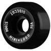 Mini Logo Wheels Hybrid Sidecut 53mm 90a Black by Mini Logo