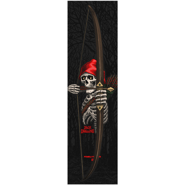 Powell-Peralta Zach Doelling 'Archer' Griptape 9" Black by Powell Peralta