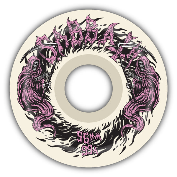 Sabbath Wheels | Death Wizard II | 56mm Conical | Devil's Formula Wheel | 99a by Sabbath Wheels