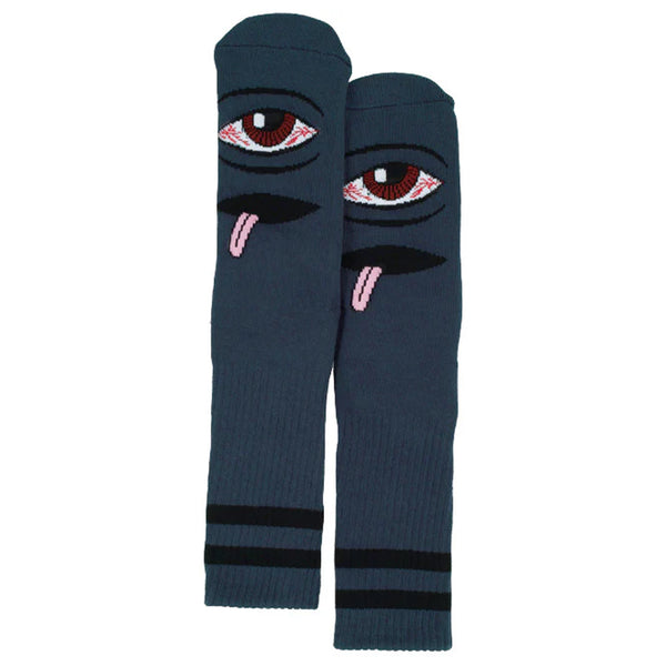 Toy Machine Bloodshot Eye Sock Slate by Toy Machine