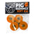Pig Wheels Soft 81A Orange Bushings