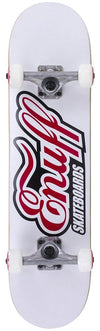 Enuff Classic Logo White Complete Skateboard - 7.75" x 31.5"