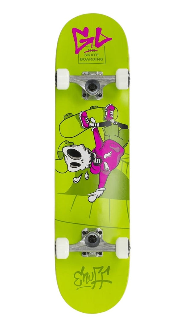 Enuff Skully Green Mini Complete Skateboard - 7.25" x 29.5"