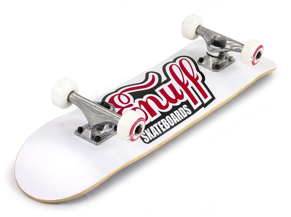 Enuff Classic Logo White Complete Skateboard - 7.75" x 31.5"