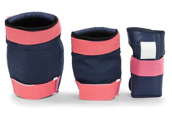 Rekd Adult Heavy Duty Triple Padset - Blue/Pink