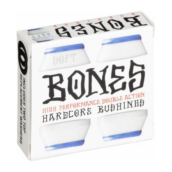 BONES Wheels Bushings Soft White / Blue (81A) by Bones Wheels