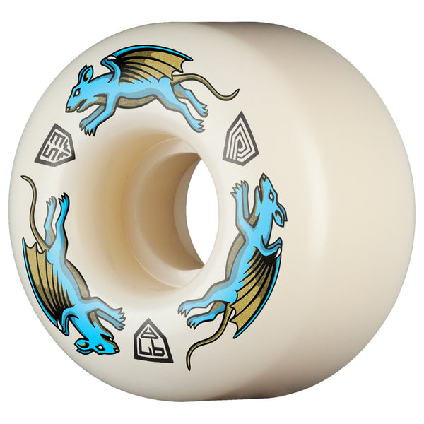 Powell-Peraltaª Dragon Formula - Nano Rat - 53mm x 34mm - 97A - AV4 - Off White / Blue